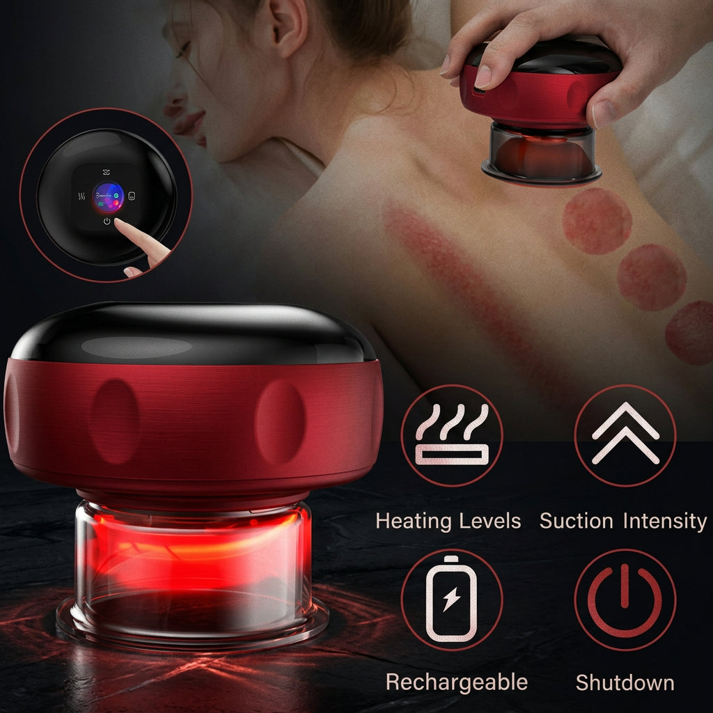 Electric Cupping Massager with Heat