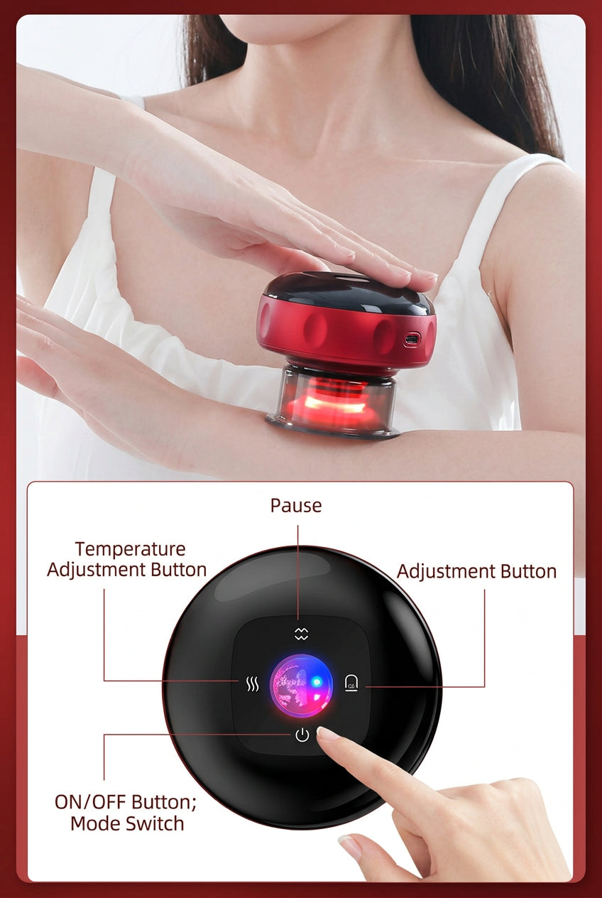 Electric Cupping Massager with Heat